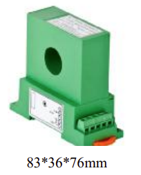 Hall Effect DC Current Transducer 0-20A DC with 0-10V Bipolar Output - 24VDC Power Supply for Industrial Automation and Energy Monitoring