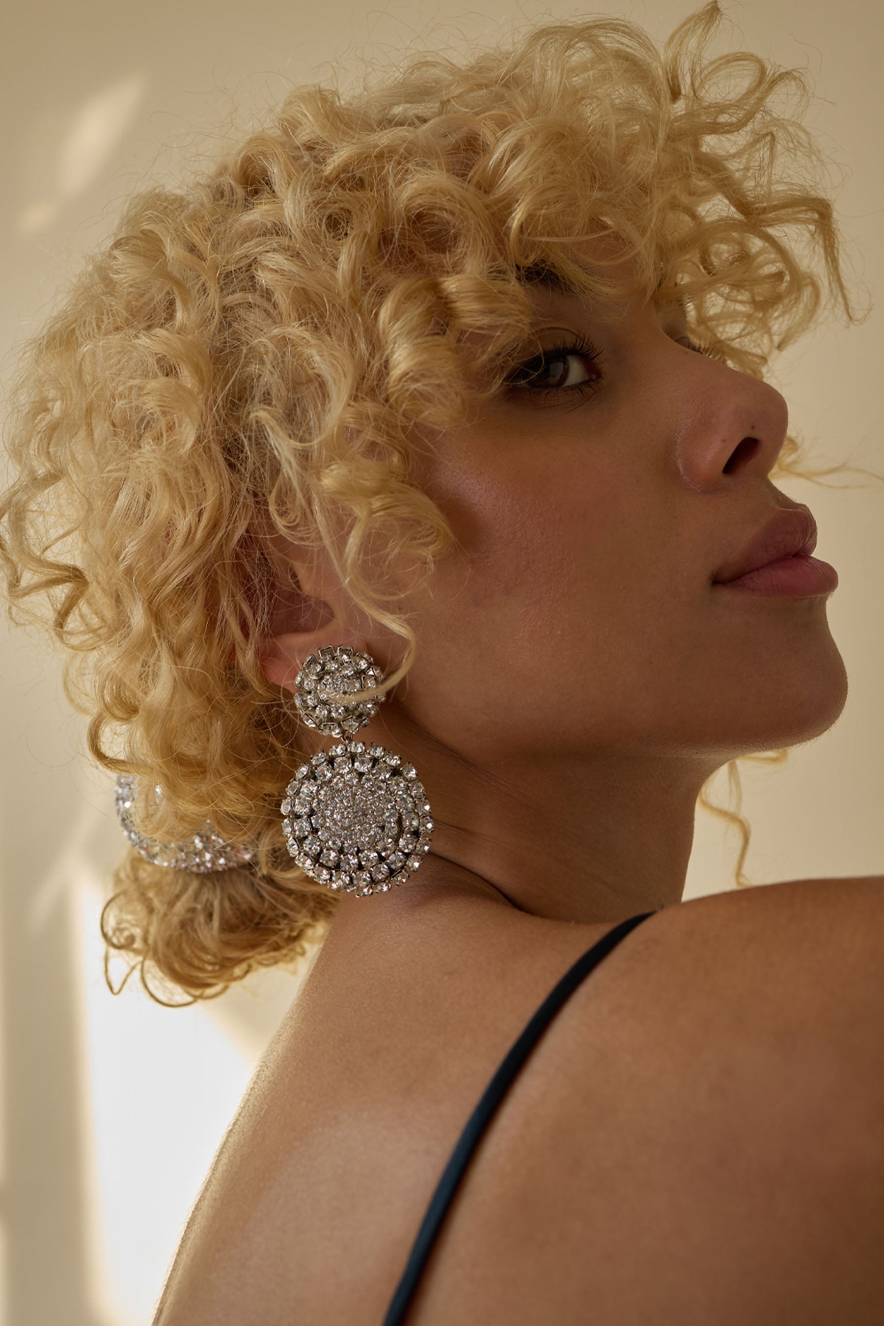 Zoe Crystal Drop Earrings - Elegant Dangling Earrings for Women, Perfect for Weddings, Parties & Special Occasions