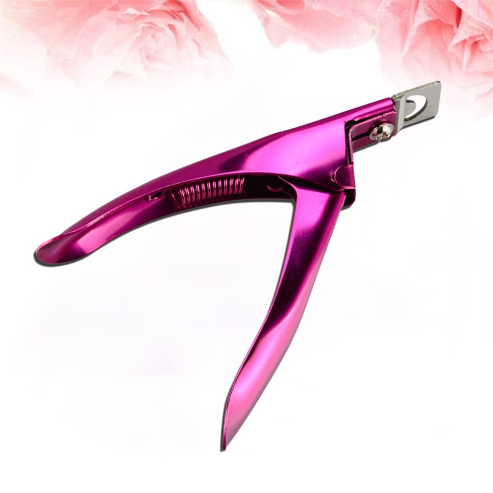 Beaupretty Professional Acrylic Nail Clipper Set - U-Shape False Nail Tip Cutter & Artificial Nail Trimmer - 2pc Manicure Tools Kit for Women & Men - Perfect for Nail Salons, Home Grooming & DIY Nail Art