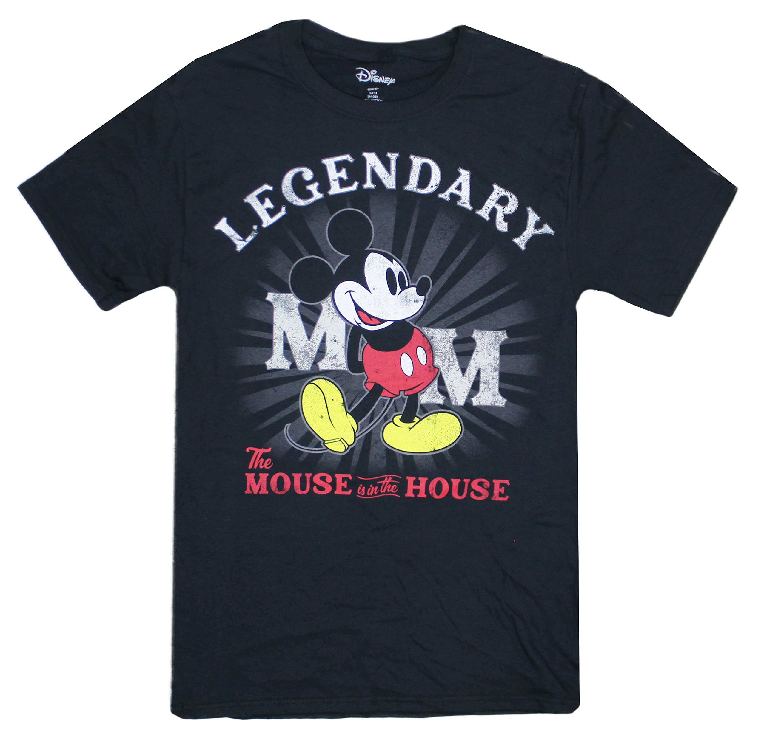 Disney Mickey Mouse Legendary Kids T-Shirt - Soft Cotton Short Sleeve Graphic Tee for Boys & Girls - Perfect for School, Playdates & Disney Theme Parks