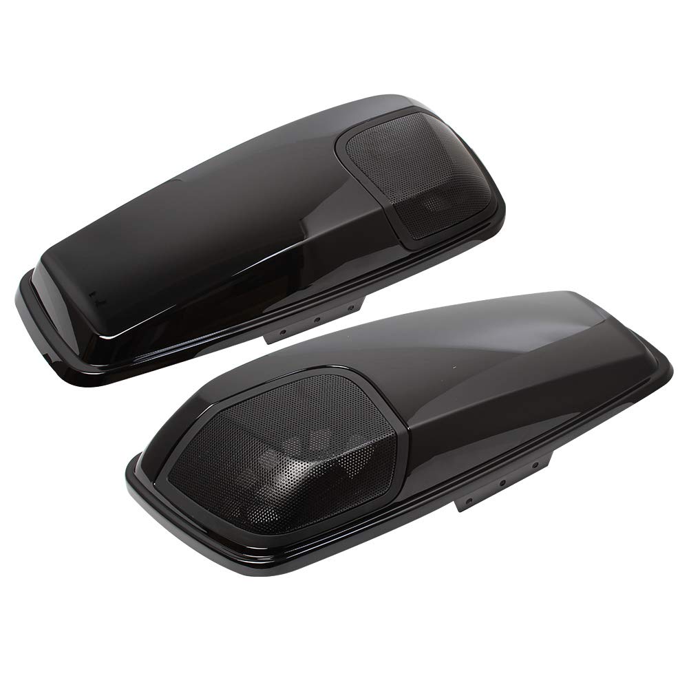 5x7 Saddlebag Speaker Lids for Harley Davidson Touring Road King Electra Street Glide 2014-2019 - Replacement Speaker Covers for Motorcycle Audio Upgrade - Perfect for Long Rides & Custom Bike Builds