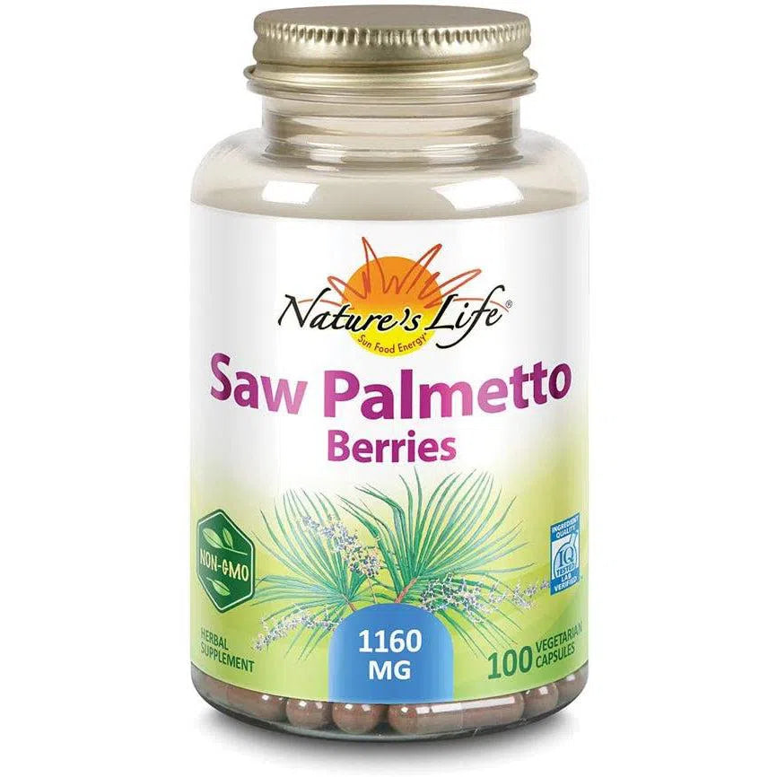 Nature's Life Saw Palmetto Berries Supplement - 320mg 180 Capsules - Prostate & Urinary Health Support - Herbal Extract for Men's Wellness - Perfect for Daily Use & Natural Remedies