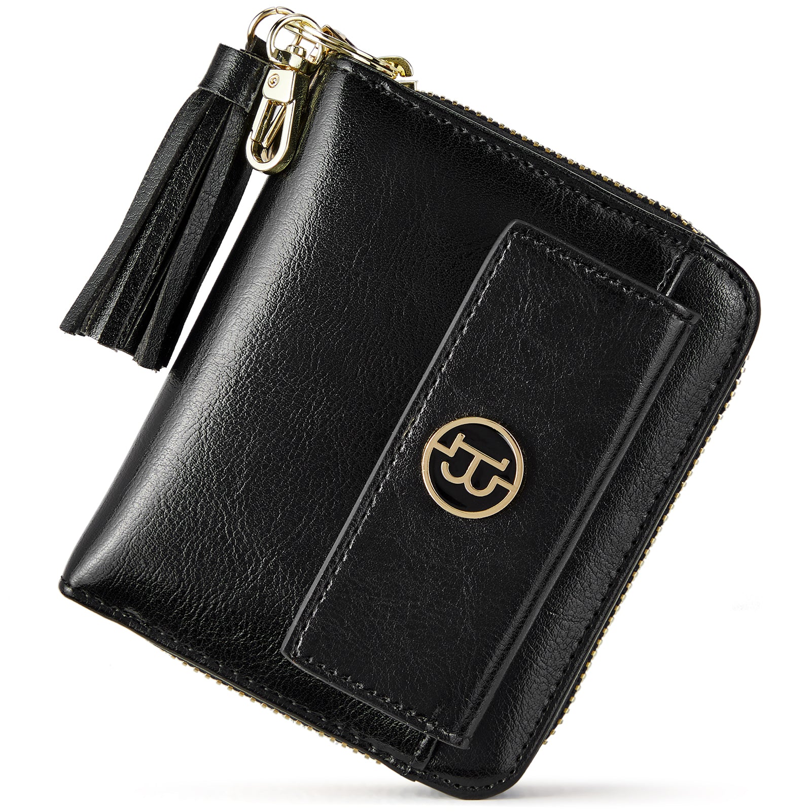 Lomy Small Coin & Card Purse with Tassel - Genuine Cowhide Leather Wallet for Women - Perfect for Cash, Cards & Keys - Ideal for Everyday Use, Travel & Gifts