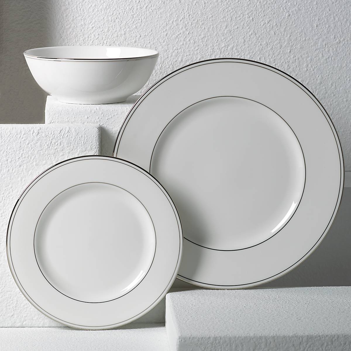 Federal Platinum 3-Piece Place Setting - Elegant Stainless Steel Flatware Set for Dinner, Wedding & Formal Dining - Perfect for Restaurants, Home Entertaining & Special Occasions