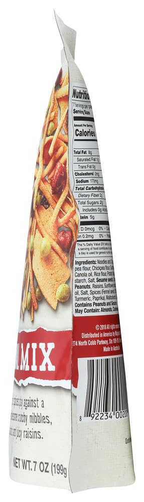 Bhuja Snacks Original Mix - Gluten Free Snacks, Vegan & Non-GMO, 7 oz Pack - Perfect for Parties, Hiking & Healthy On-the-Go Snacking