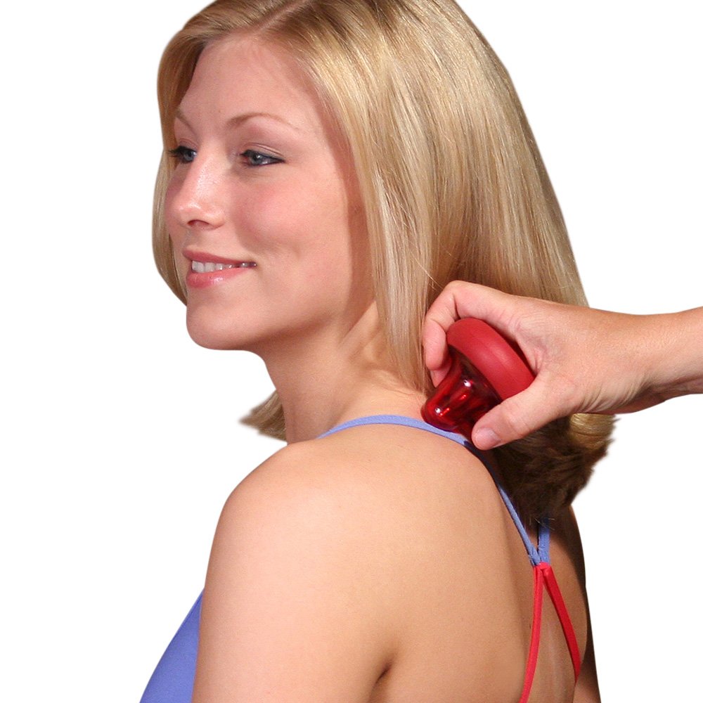 Pressure Positive Co. The Knobble II (Red) - Trigger Point Massage Tool for Pain Relief, Muscle Therapy & Deep Tissue Massage - Perfect for Athletes, Physical Therapy & Home Use