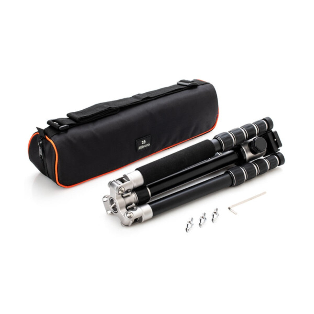 Benro MeFOTO GlobeTrotter Aluminum Travel Tripod Kit (Titanium) - Lightweight Compact Camera Stand for Photography, Vlogging & Outdoor Adventures