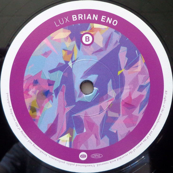 Brian Eno - Lux (2xLP, Album, Mint Condition) | Ambient Music Vinyl Record for Relaxation & Meditation