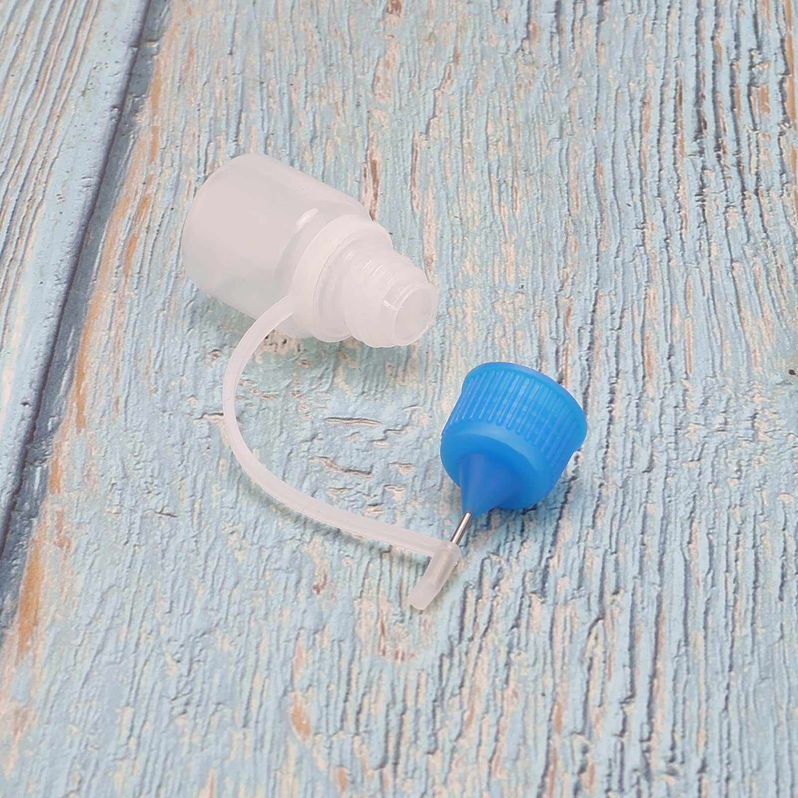 10pcs 3ml Empty Plastic Dropper Bottles with Metal Needle & Blue Cap - Essential Oils, DIY Beauty, Travel-Sized Liquid Containers for Aromatherapy, Cosmetics, and Medicine Storage