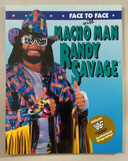 1994 WWF Face to Face Macho Man Randy Savage Wrestling Collectible - Perfect for WWE Memorabilia Displays & Vintage Wrestling Fan Collections
