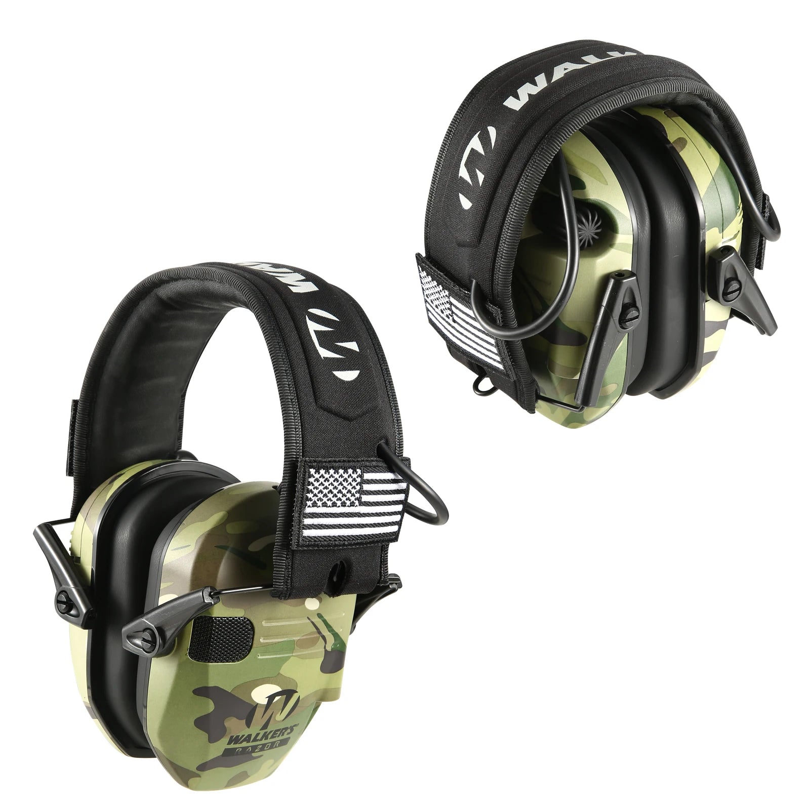 Walker's Razor Slim Electronic Earmuffs - Noise Cancelling Hearing Protection for Shooting, Hunting & Outdoor Activities - Lightweight & Comfortable for All-Day Use