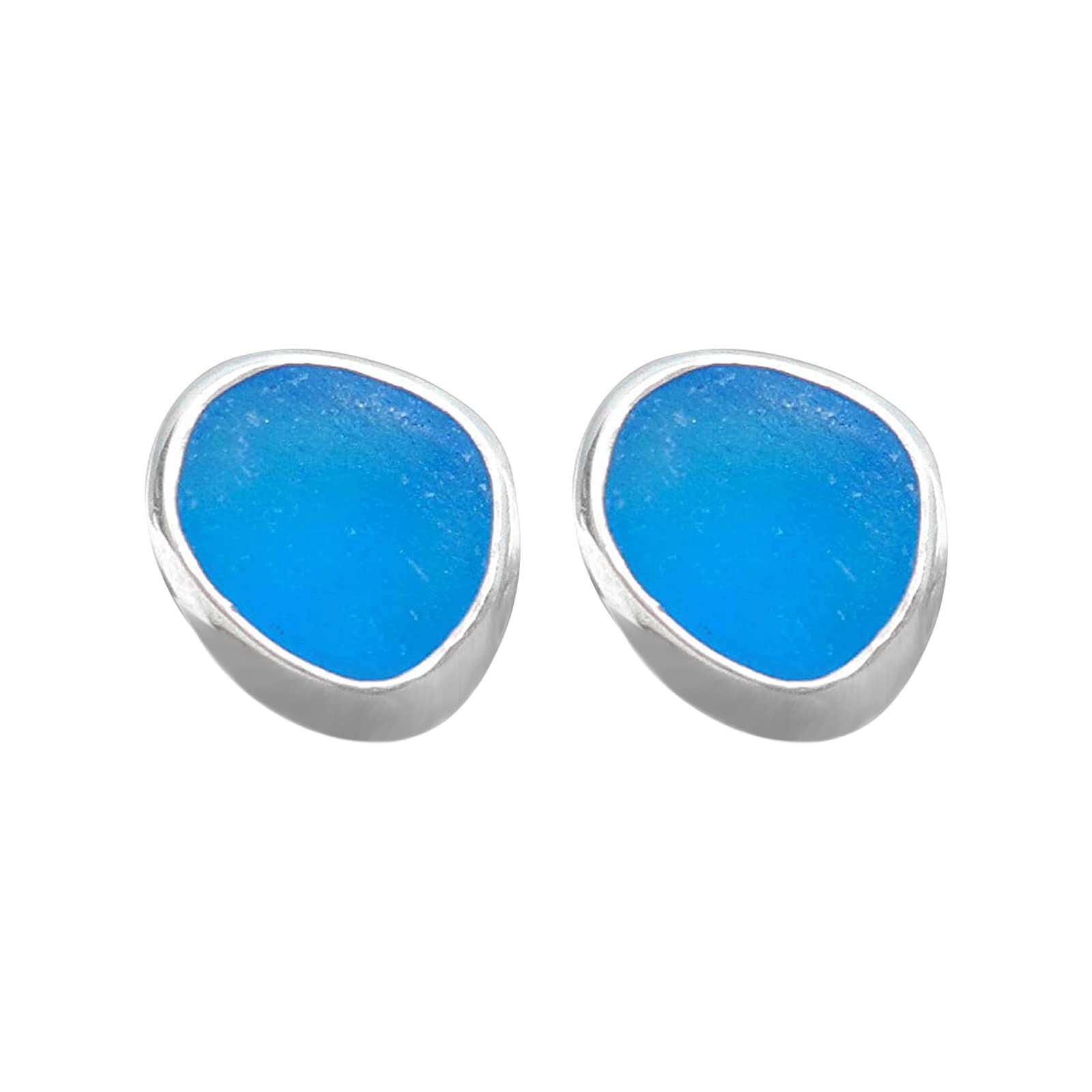 Glass Earrings for Women - Beach Sea Jewelry Gift for Lovers, Second Piercing Earrings, Perfect for Summer Vacations & Beach Weddings