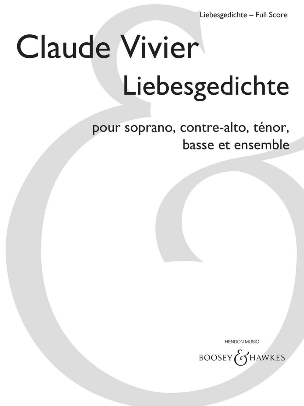 Love Poems: Sheet Music for Soprano, Alto, Tenor, Bass & Ensemble | Choral Performance & Vocal Training