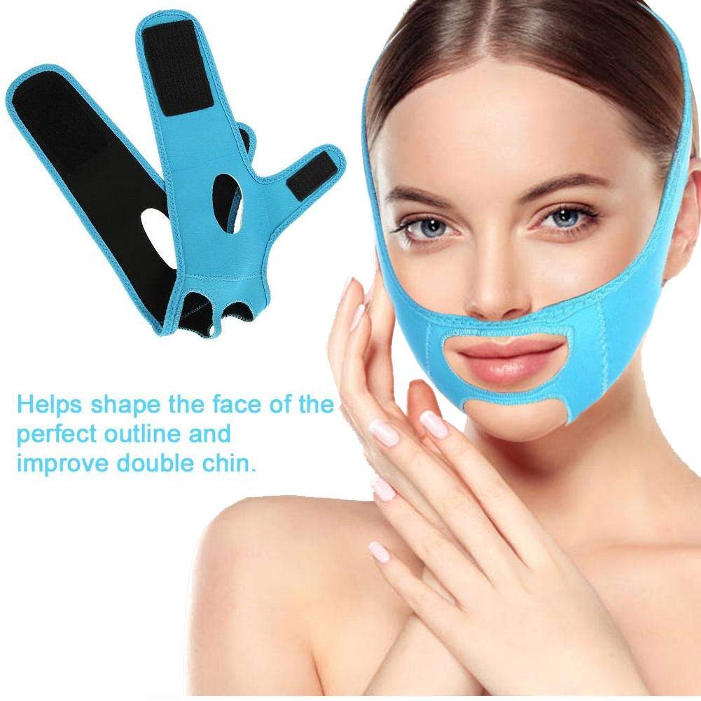V Line Face Mask - Anti-Wrinkle & Face Lifting Band for Double Chin Reduction - Skin Tightening Facial Bandage for Firming & Slimming - Perfect for Daily Skincare & Beauty Routine