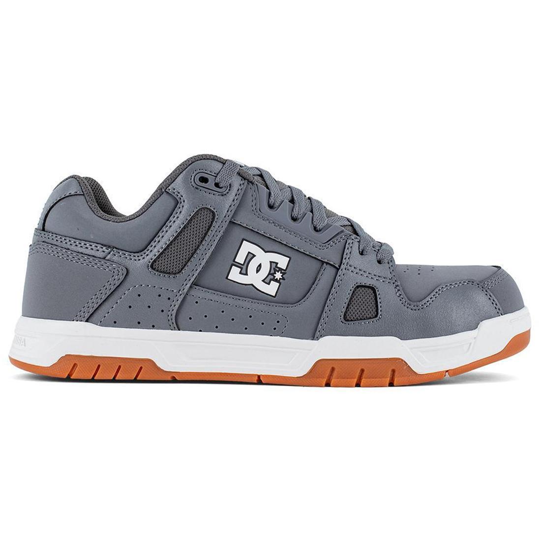 Stag Work Composite Toe Work Shoes for Men - Lightweight Safety Boots with Slip Resistant Sole (Gray/Gum) - Ideal for Construction, Warehouse & Industrial Work