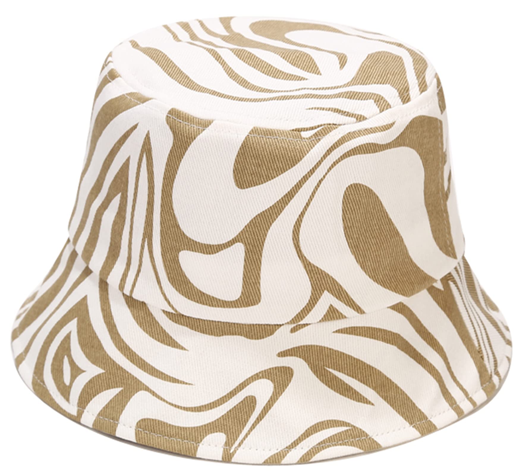 Stylish Animal Print Bucket Hat - Reversible & Packable Sun Hat for Women & Men - Perfect for Fishing, Beach, and Outdoor Adventures