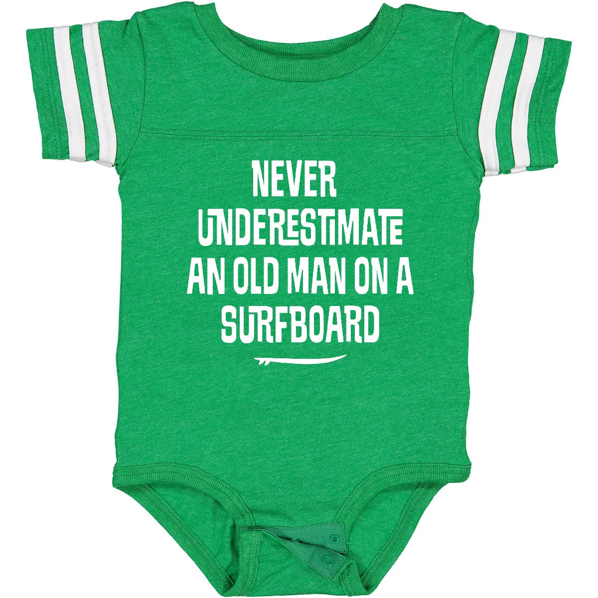 Inktastic Vintage Surfboard Baby Bodysuit - Soft Cotton Onesie for Newborns & Infants - Perfect for Beach Trips, Family Photos & Surf-Themed Nursery Decor