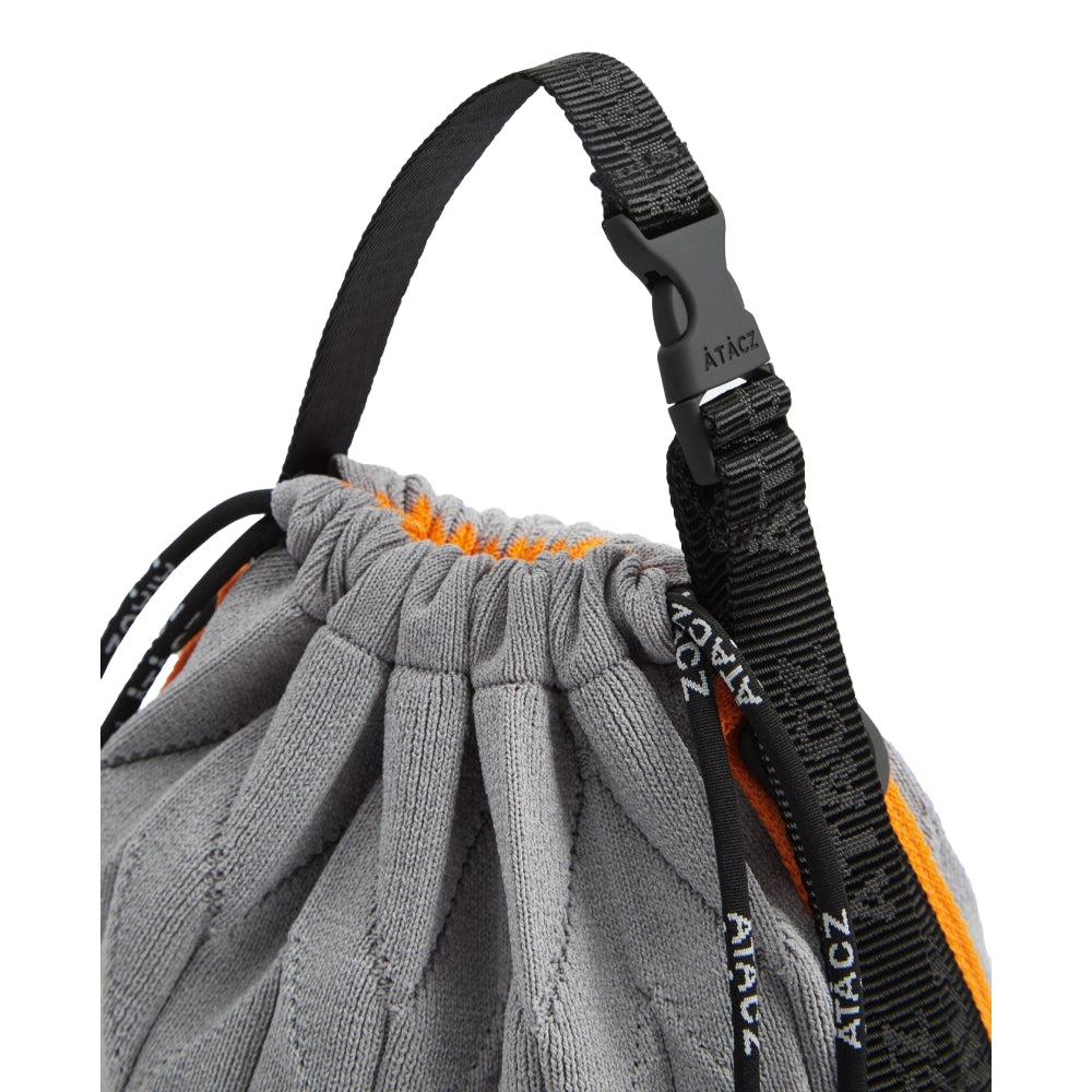ATACZ TWIST BAG - Heather Grey with Unity Star Print (BIND 2.0) - Durable Crossbody Bag for Women - Perfect for Travel, Shopping & Everyday Use