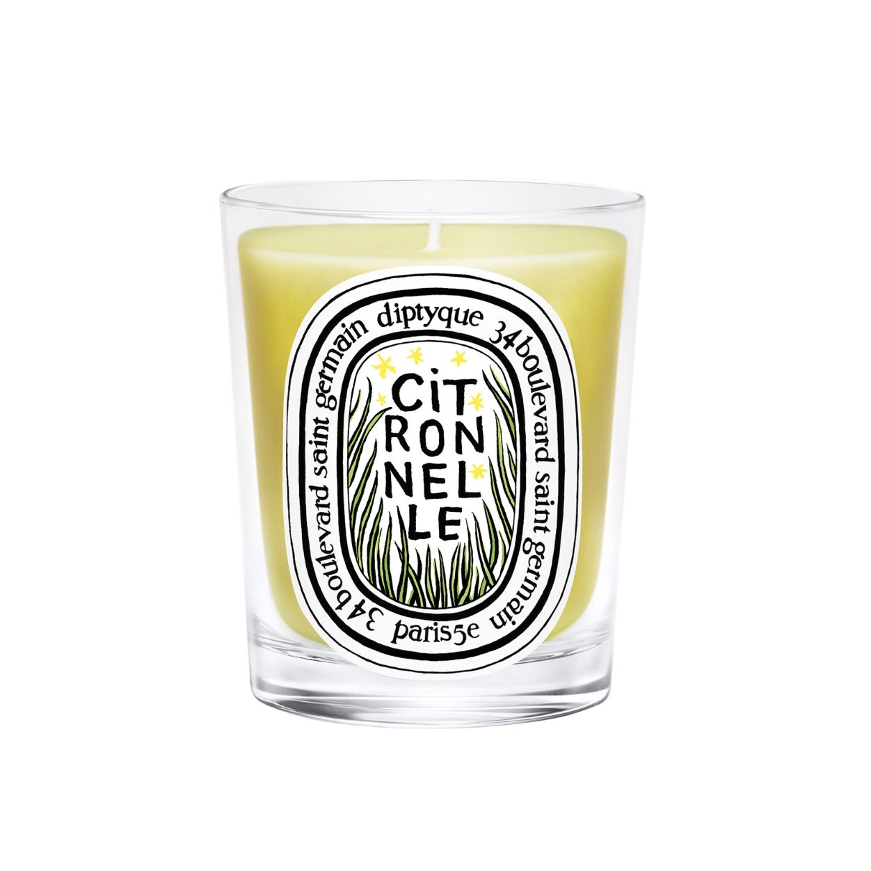 Lemongrass Scented Classic Candle - Limited Edition Aromatherapy Candle for Home Relaxation & Stress Relief