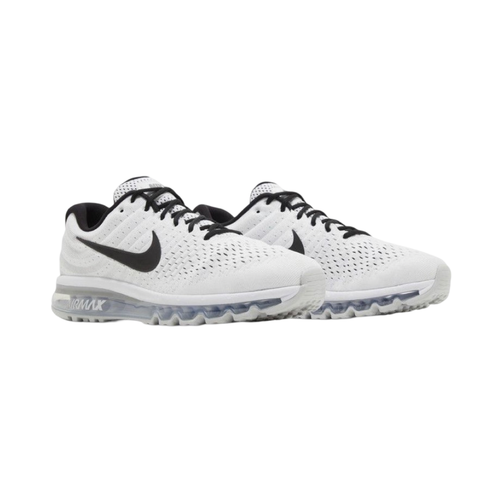 Nike Air Max 2017 Running Shoes - White Black Pure Platinum - Men's Athletic Sneakers for Jogging, Gym Workouts & Casual Wear