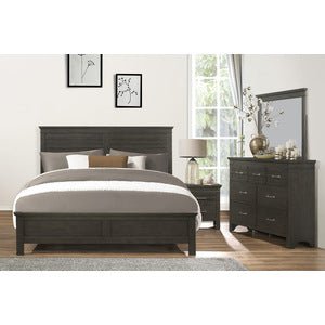 Blaire Farmhouse Dresser in Espresso - Rustic Wooden Chest of Drawers for Bedroom, Living Room, or Nursery Storage