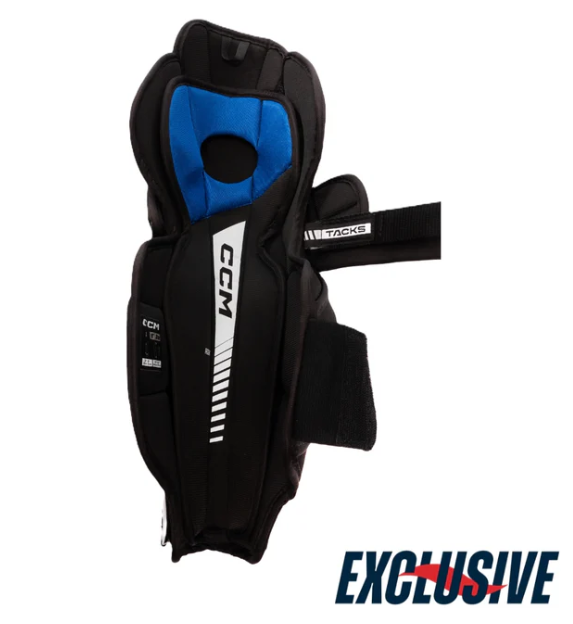 CCM S24 Tacks Classic Hockey Shin Guards for Senior Players – Protective Gear for Ice Hockey & Field Hockey Training & Games