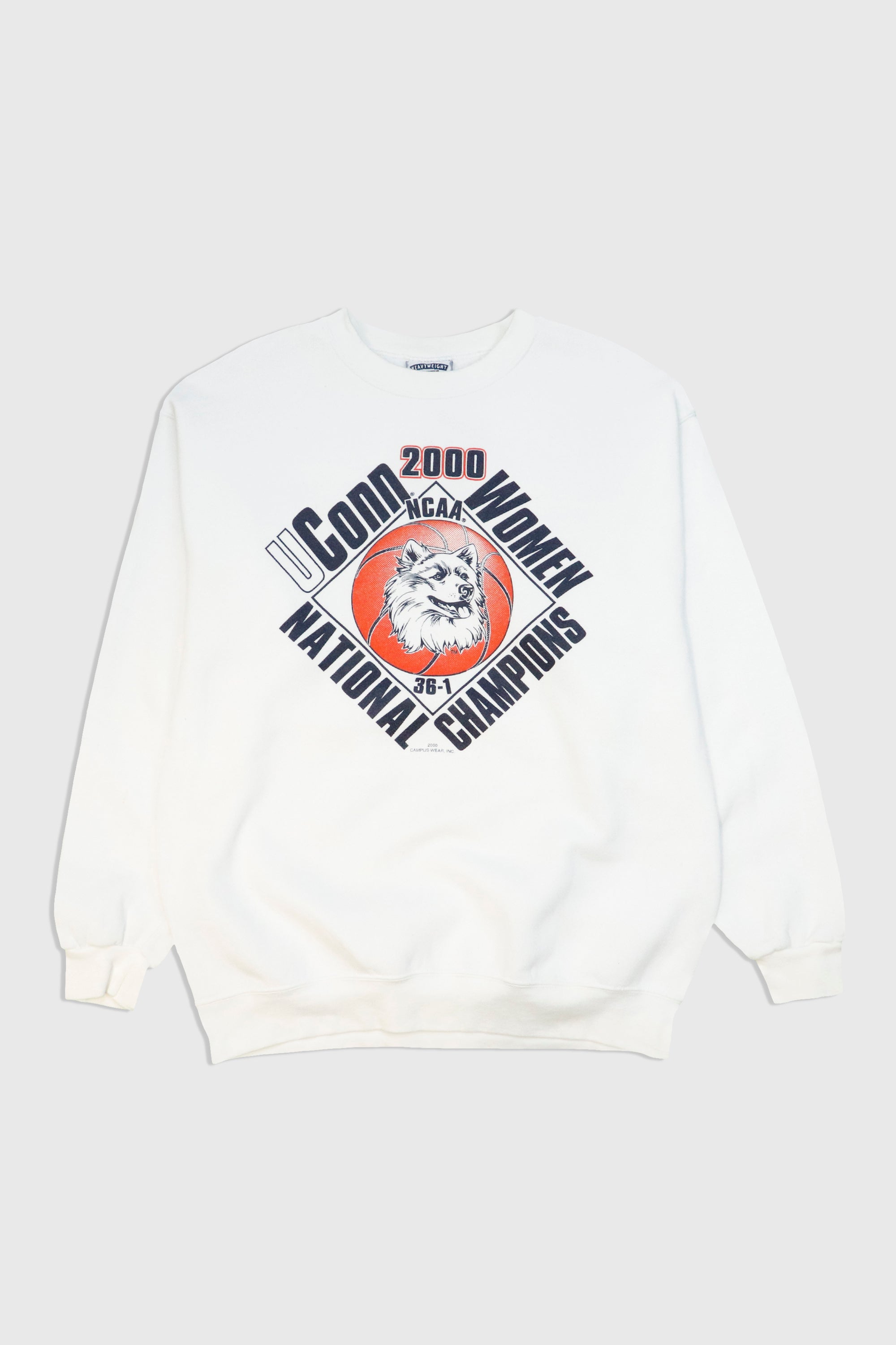 Vintage 2000 UCONN Basketball Champion Sweatshirt - Men's Retro College Basketball Hoodie - Perfect for Game Day, Fan Gifts & Sports Memorabilia Collectors
