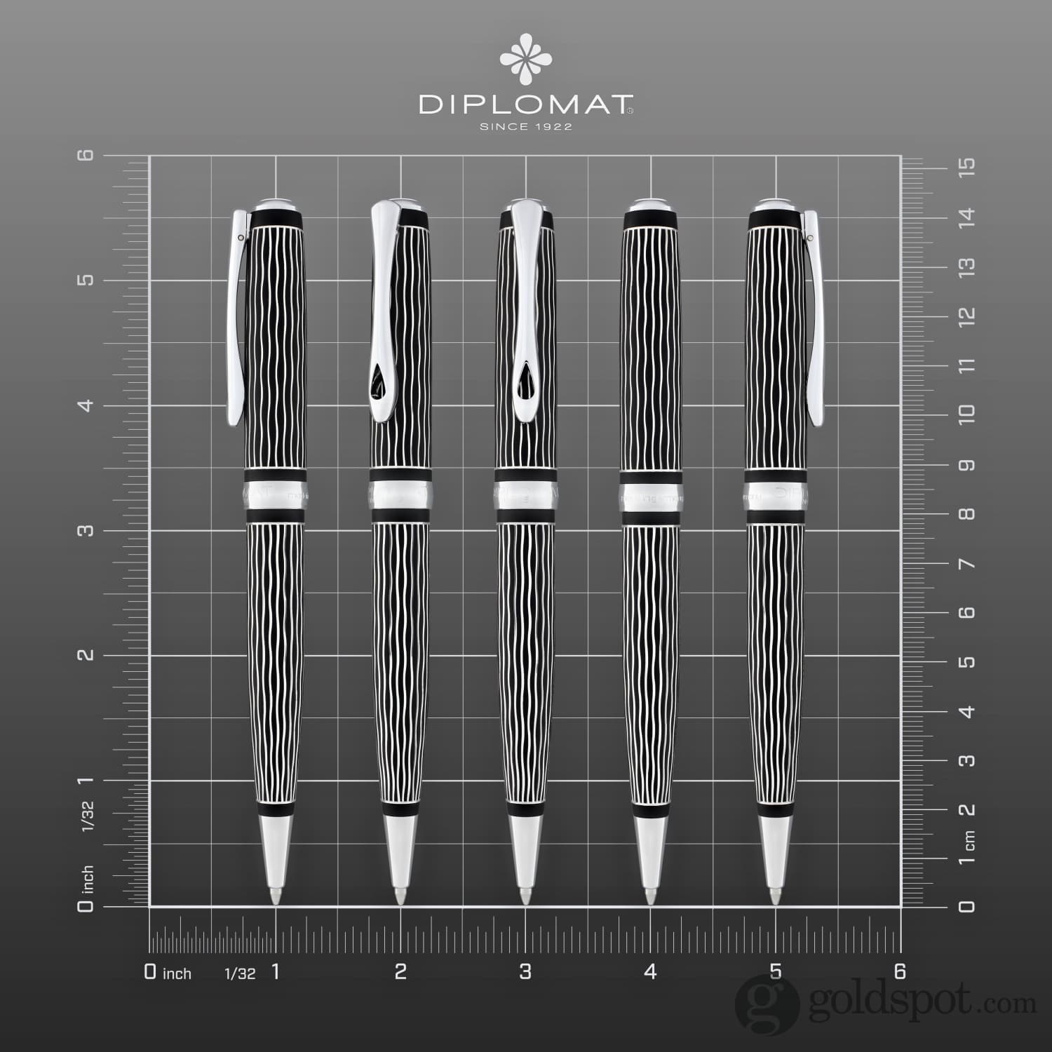 Diplomat Excellence A Plus EasyFlow Ballpoint Pen - Premium Writing Instrument for Smooth Writing - Perfect for Office, Business, and Gift Giving