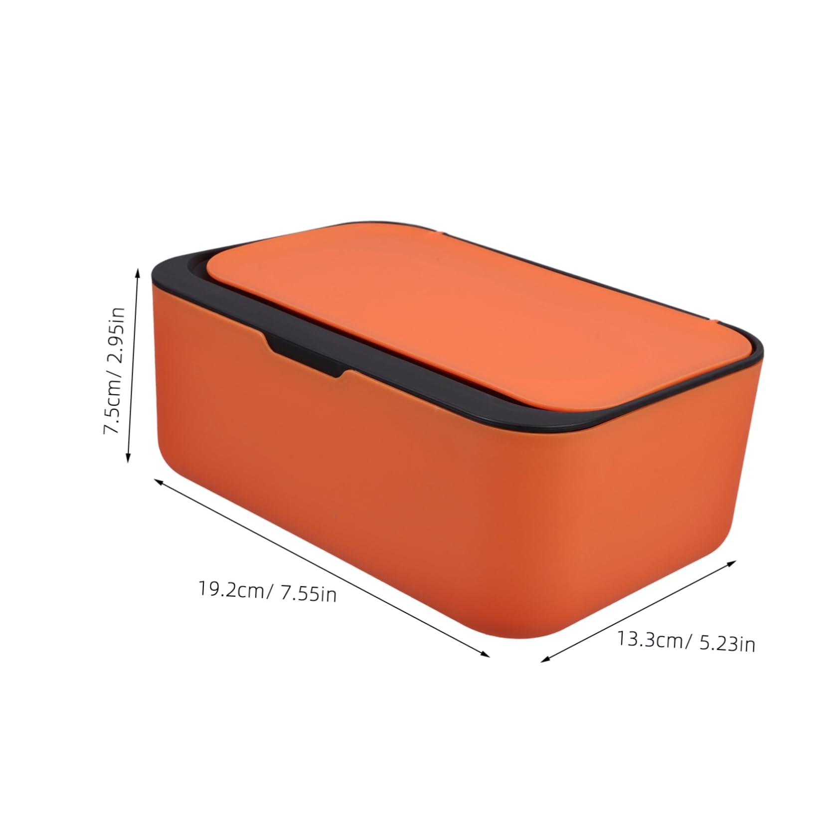 Yardenfun Portable Wipes Dispenser - Tissue Box Cover & Napkin Holder for Office, Living Room - Rectangular Design with Lock Feature | Perfect for Home, Office & Travel Use