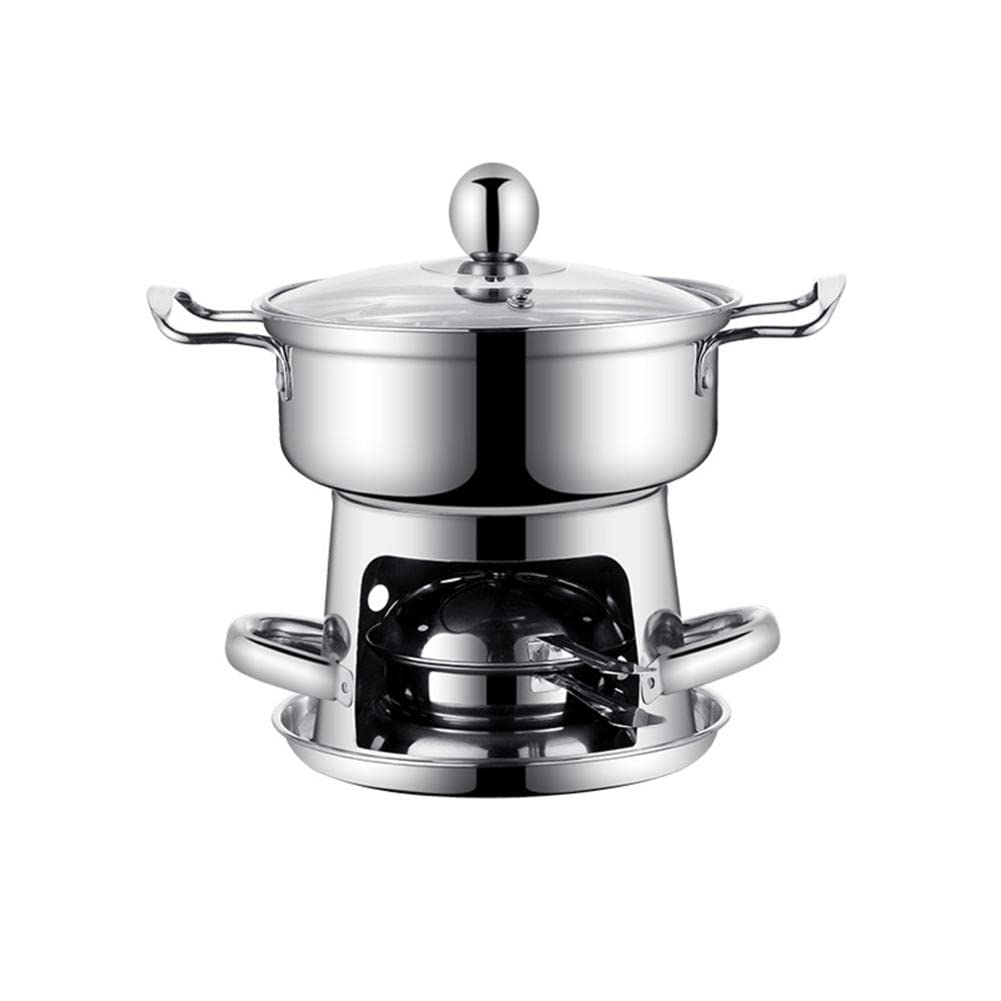 ACGrade Household Electric Hot Pot Set - Mini Shabu Shabu Pot, Fondue Pot for Chocolate & Cheese, Portable Tabletop Cooking for Restaurants & Home Use - Perfect for Parties, Family Dinners & Romantic Dates