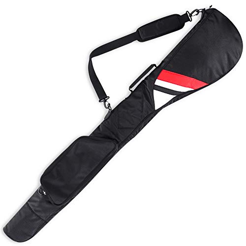 Black and red striped