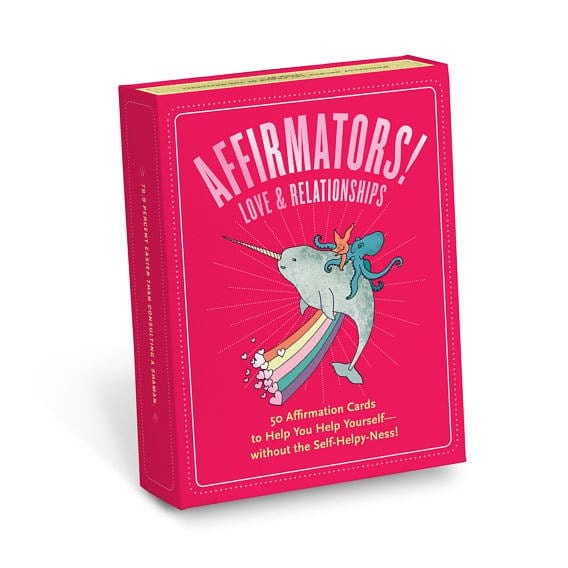Affirmators! Love & Relationships Deck - 50 Uplifting Affirmation Cards for Couples, Self-Love & Relationship Growth - Perfect for Date Nights, Therapy Sessions & Romantic Gifts