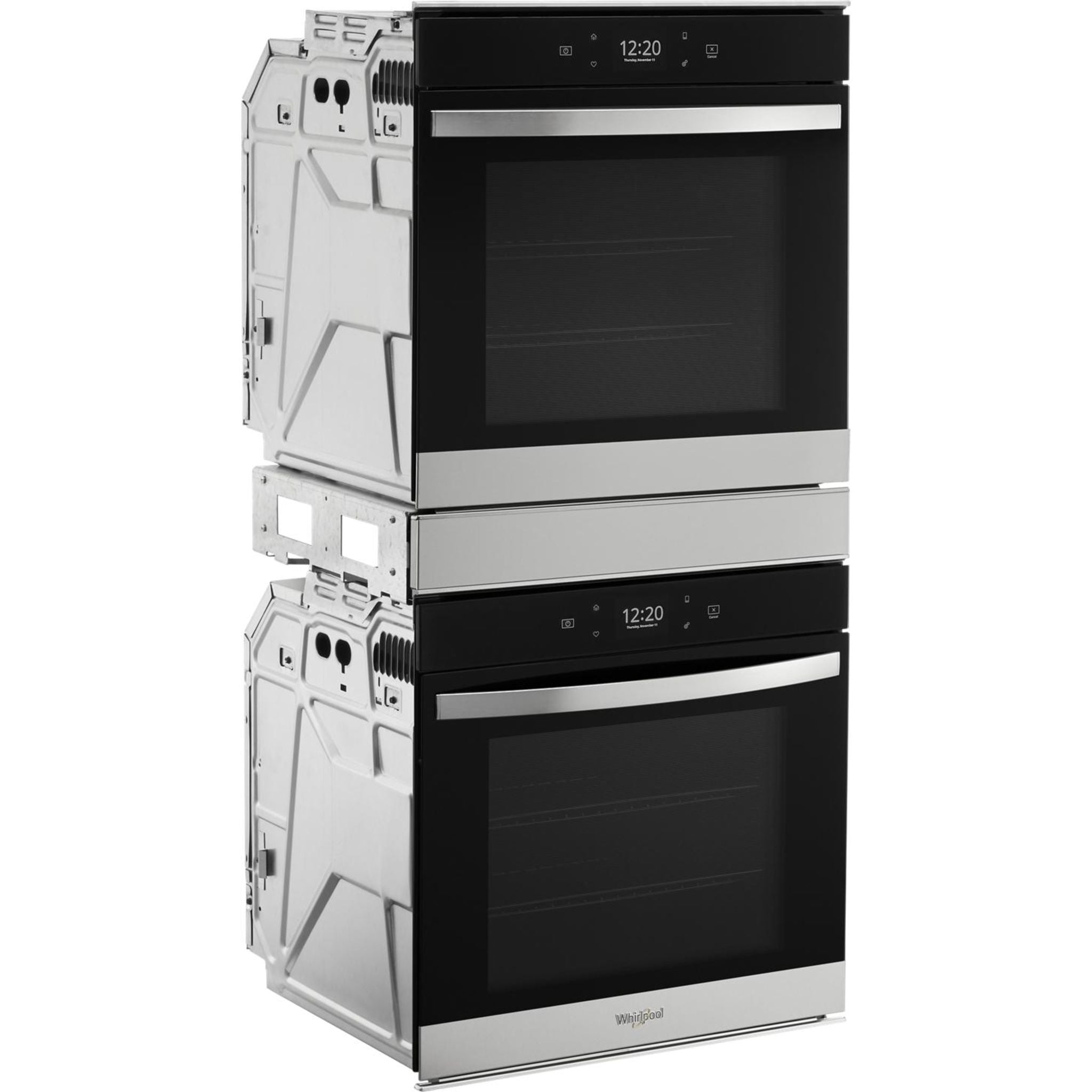 Whirlpool 24 Inch Double Wall Oven with Fingerprint Resistant Stainless Steel (Model WOD52ES4MZ) - Perfect for Modern Kitchens, Baking, and Family Cooking
