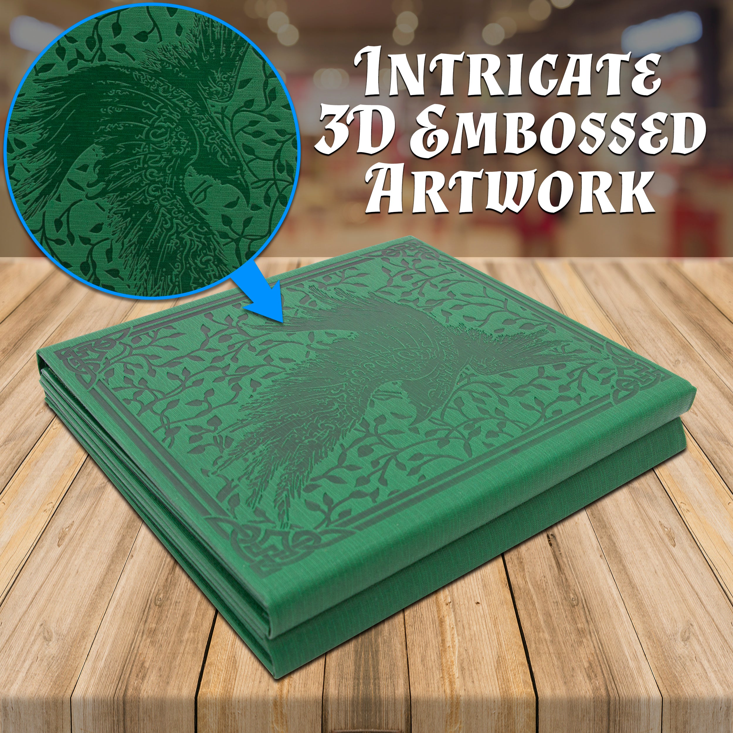 Premium 8-Panel DM Screen for Dungeon Masters | Durable Folding Game Master Screen for TTRPGs (D&D, Pathfinder) | Black/Brown/Green Options | Perfect for RPG Campaigns & Tabletop Gaming Sessions