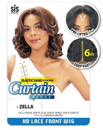 SIS Lace Front Wig Zella - Natural Looking Human Hair Wig with HD Lace for Women | Perfect for Daily Wear, Cosplay & Special Occasions