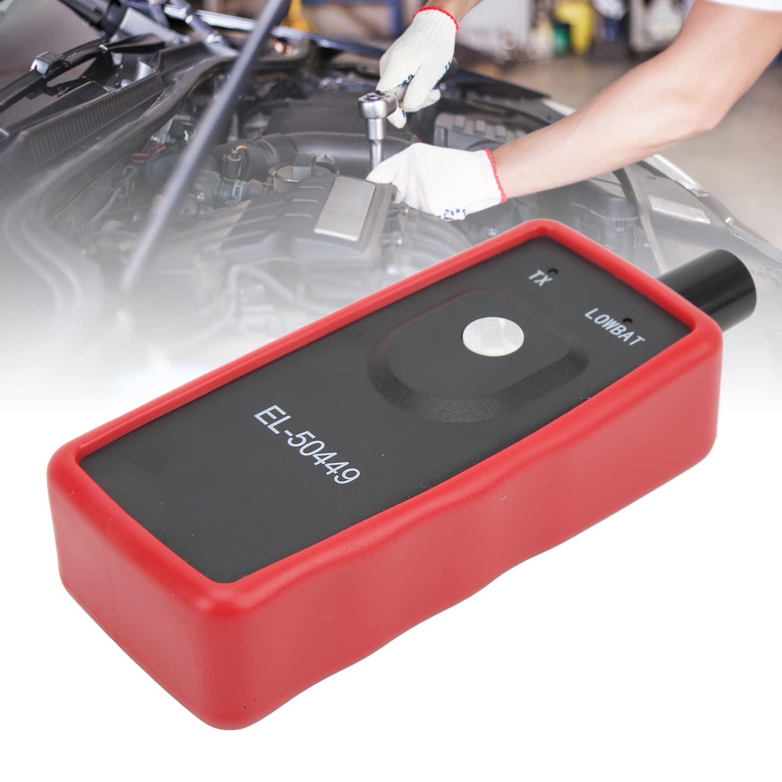 TPMS Programming Tool - ABS Automatic Tire Pressure Monitoring Sensor Reset & Relearn Tool for Tire Pressure Sensor Replacement - Fix Tire Pressure Alarm & Warning Light - Ideal for Mechanics, Auto Shops & DIY Car Maintenance
