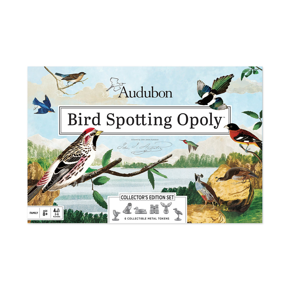 Audubon Bird Spotting Opoly Collector's Edition - Educational Family Board Game for Bird Watching Enthusiasts | Perfect for Nature Lovers & Family Game Nights
