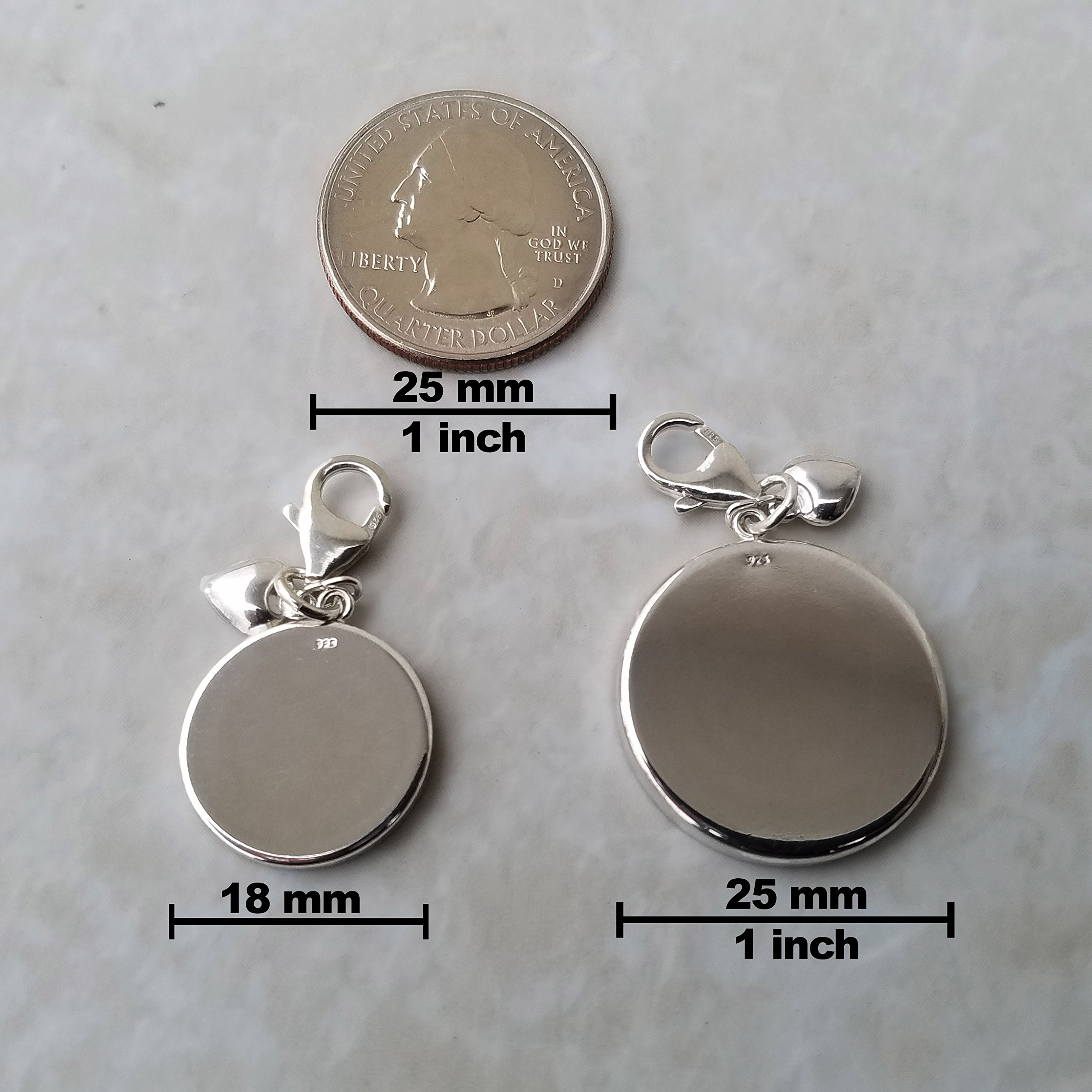 Type 1 Diabetes Medical Alert Sterling Silver Charm .925 - Perfect for Bracelets, Necklaces & Emergency Identification Jewelry