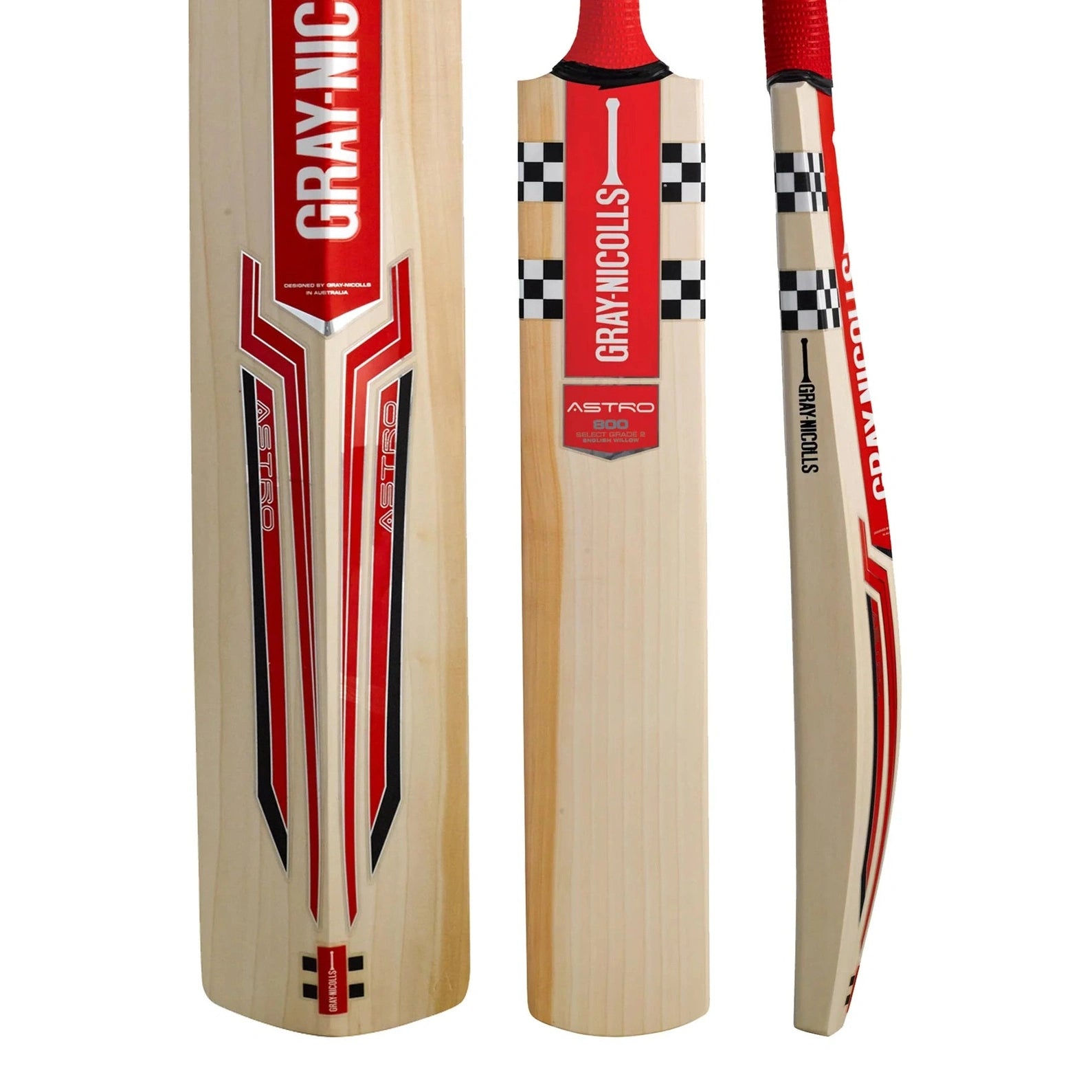 GN Astro 800 Junior Cricket Bat - Lightweight English Willow Cricket Bat for Kids & Youth | Perfect for Practice, Training & Junior Cricket Matches