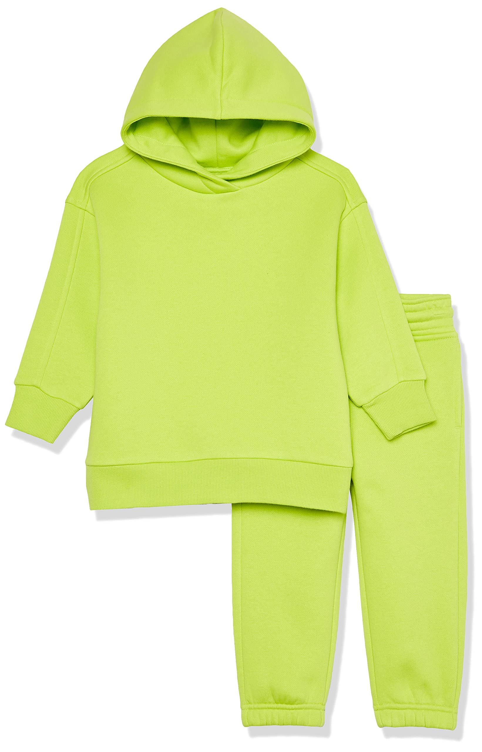 Amazon Essentials Unisex Kids & Toddlers' Modern Sweat Set - 2-Pack Outfits for Playtime, School & Casual Wear | Soft Cotton Comfort for Boys & Girls