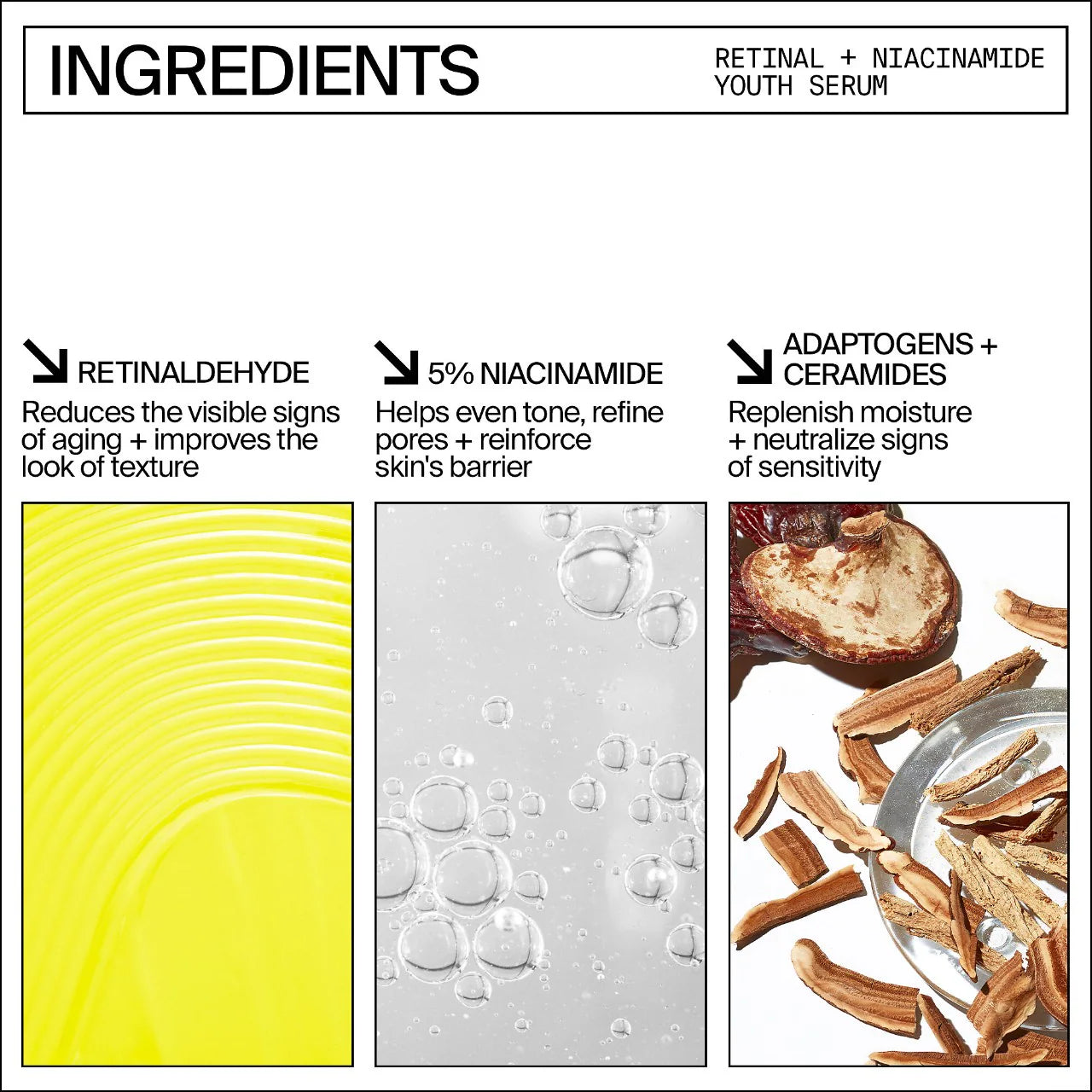 Youth To The People Retinal + Niacinamide Youth Serum 30ml - Anti-Aging Face Serum for Wrinkles & Dark Spots - Vegan & Cruelty-Free Skincare - Perfect for Night Routine & Daily Use