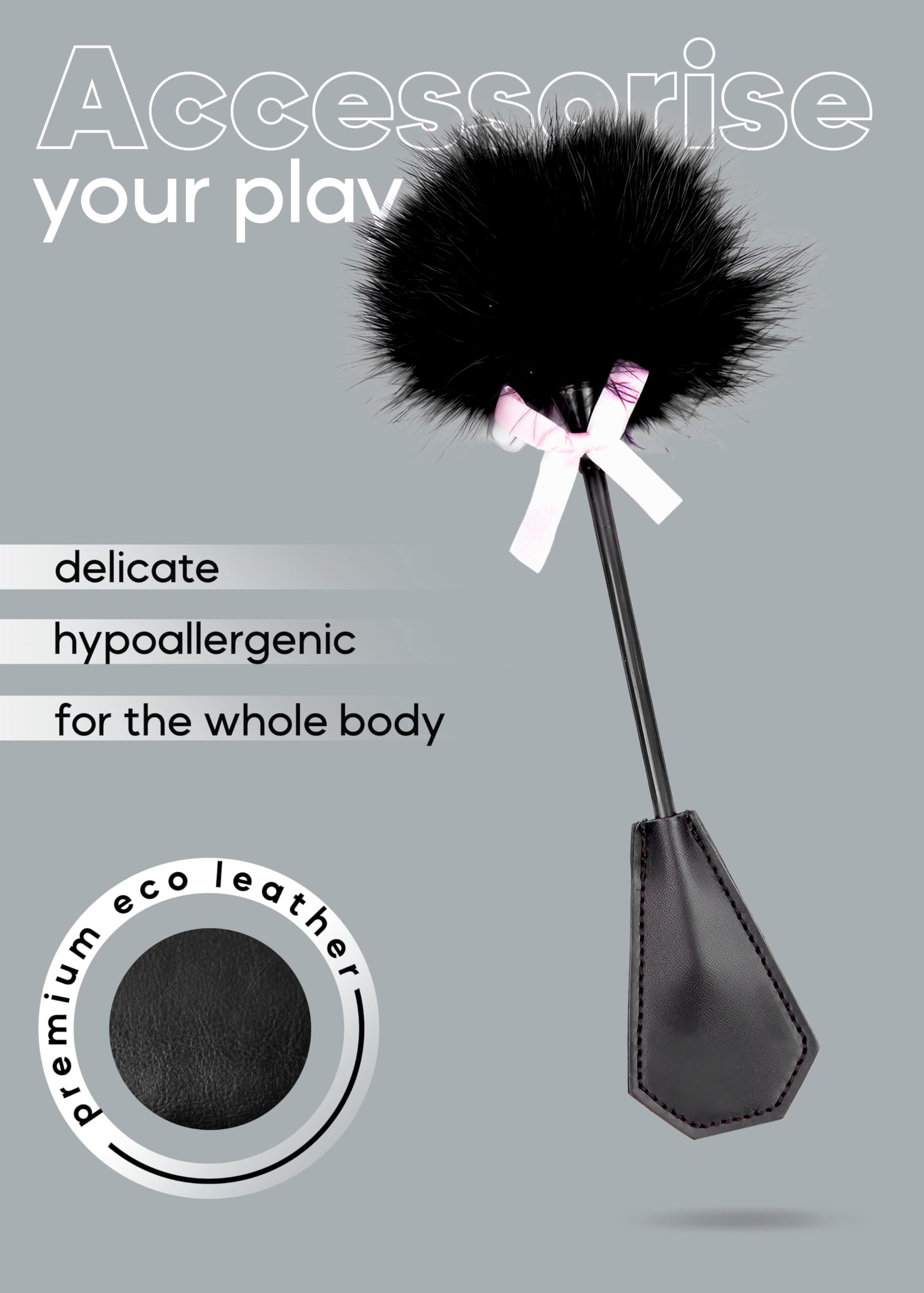 Sensual Feather Tickler for Adults - Soft & Playful Bedroom Toy for Couples - Perfect for Foreplay, BDSM & Spicing Up Intimate Moments