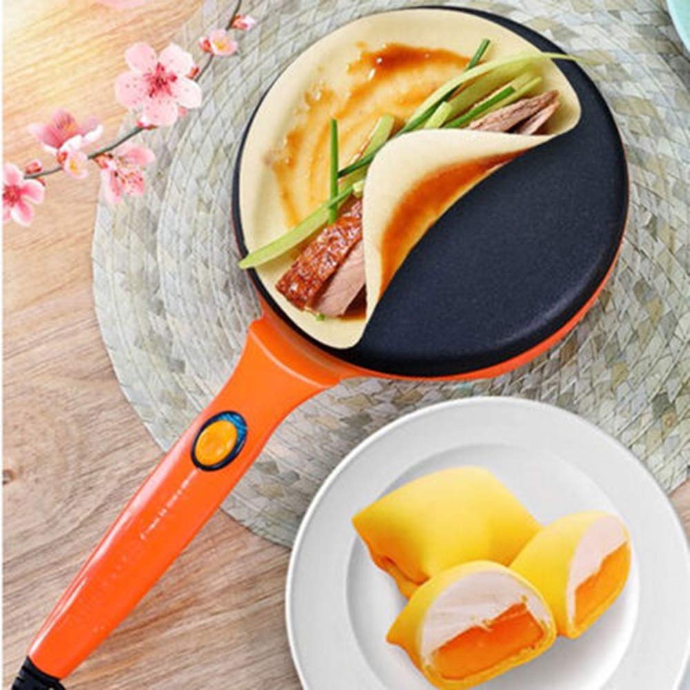 Non-Stick Electric Crepe Maker & Pancake Machine - 220V Household Baking Pan for Crepes, Pancakes, Chinese Spring Rolls & Thin Biscuits - Perfect for Breakfast, Brunch & Family Cooking