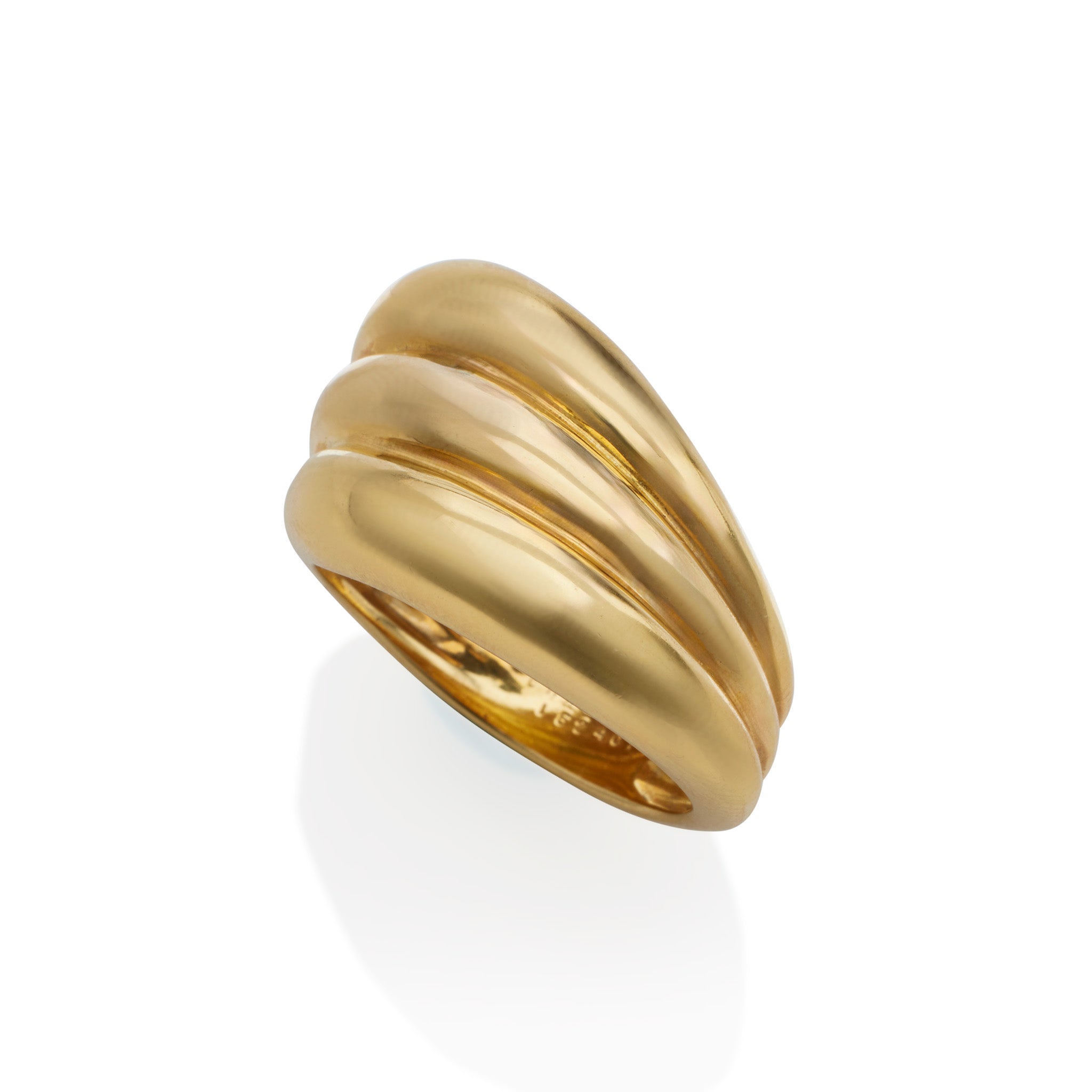 Vintage 1970s Chaumet Paris 18K Gold Ring - Elegant Antique Jewelry for Women, Gift for Anniversary & Special Occasions