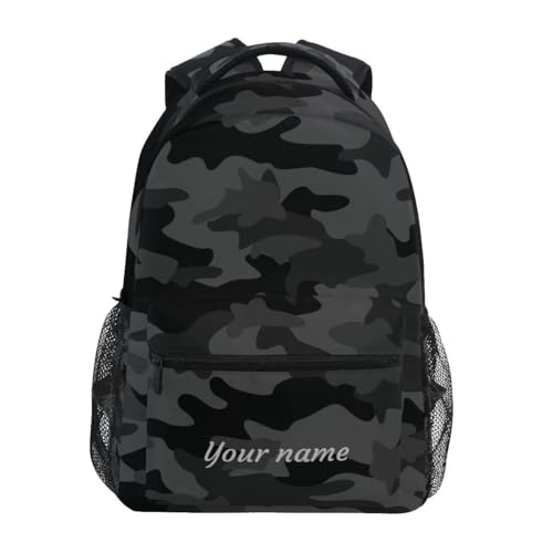 Dark Black Camo Camouflage