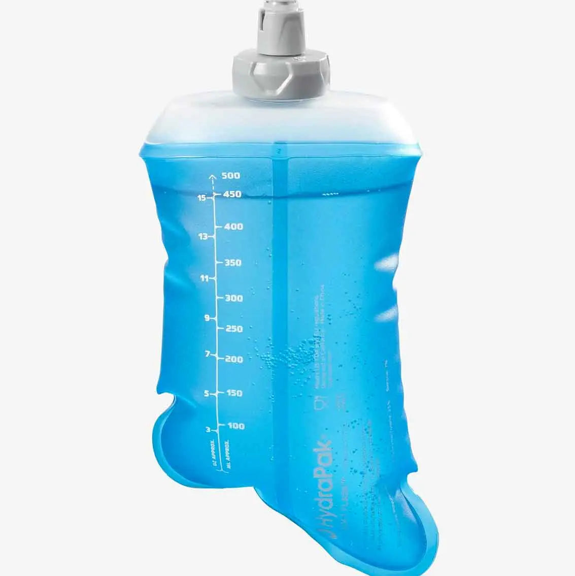 Salomon Soft Flask 500ml Collapsible Water Bottle with Straw - Lightweight Hydration for Running, Hiking & Outdoor Adventures