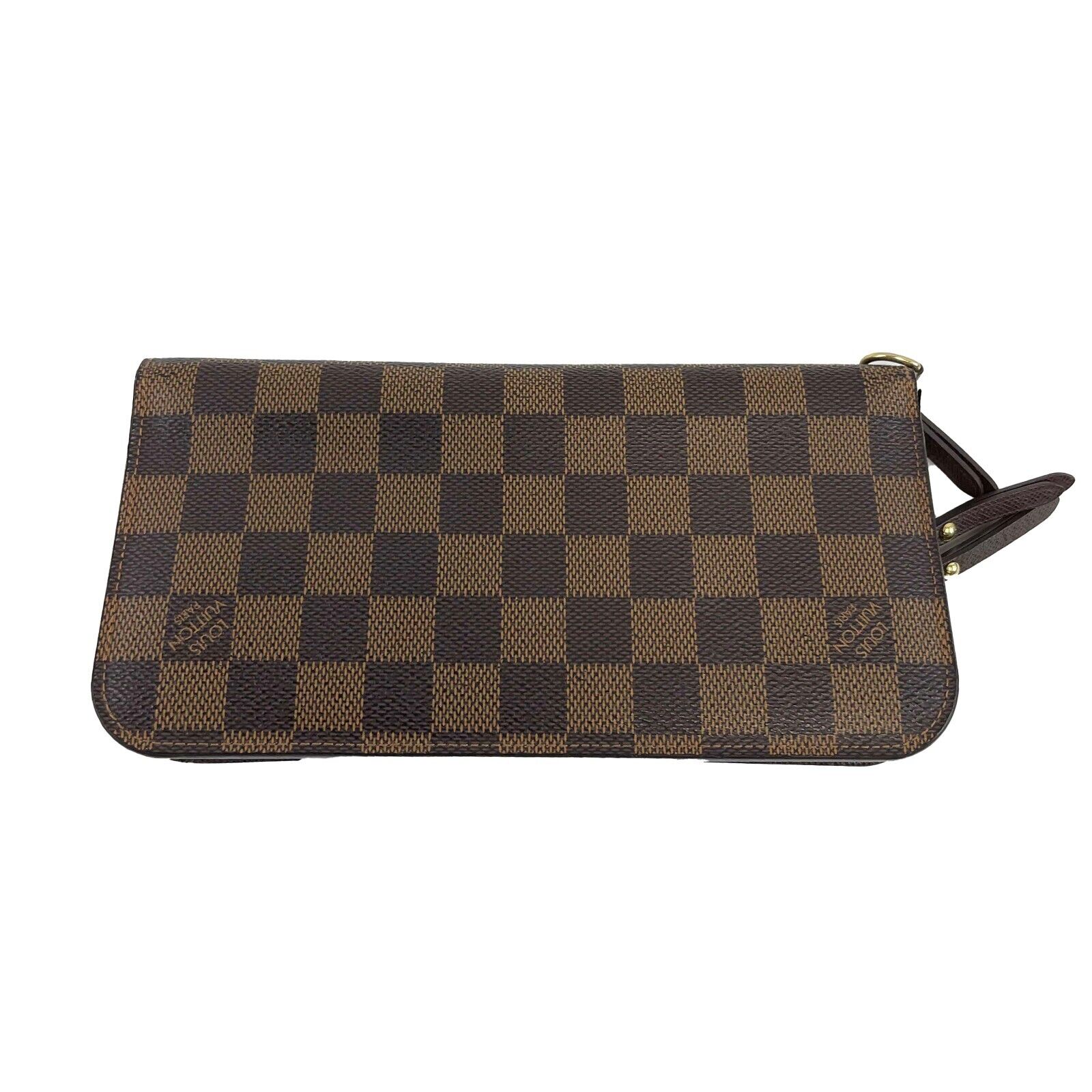 Louis Vuitton Insolite Wallet in Damier Ebene Brown - Genuine Leather Women's Wallet with Multiple Card Slots - Perfect for Everyday Use, Travel & Gift Giving