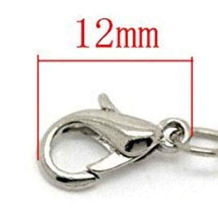 Rose Clip-On Charm for Necklaces & Bracelets - 101R - Elegant Jewelry Accessory for Women, Gift for Her, Wedding, Party & Everyday Wear