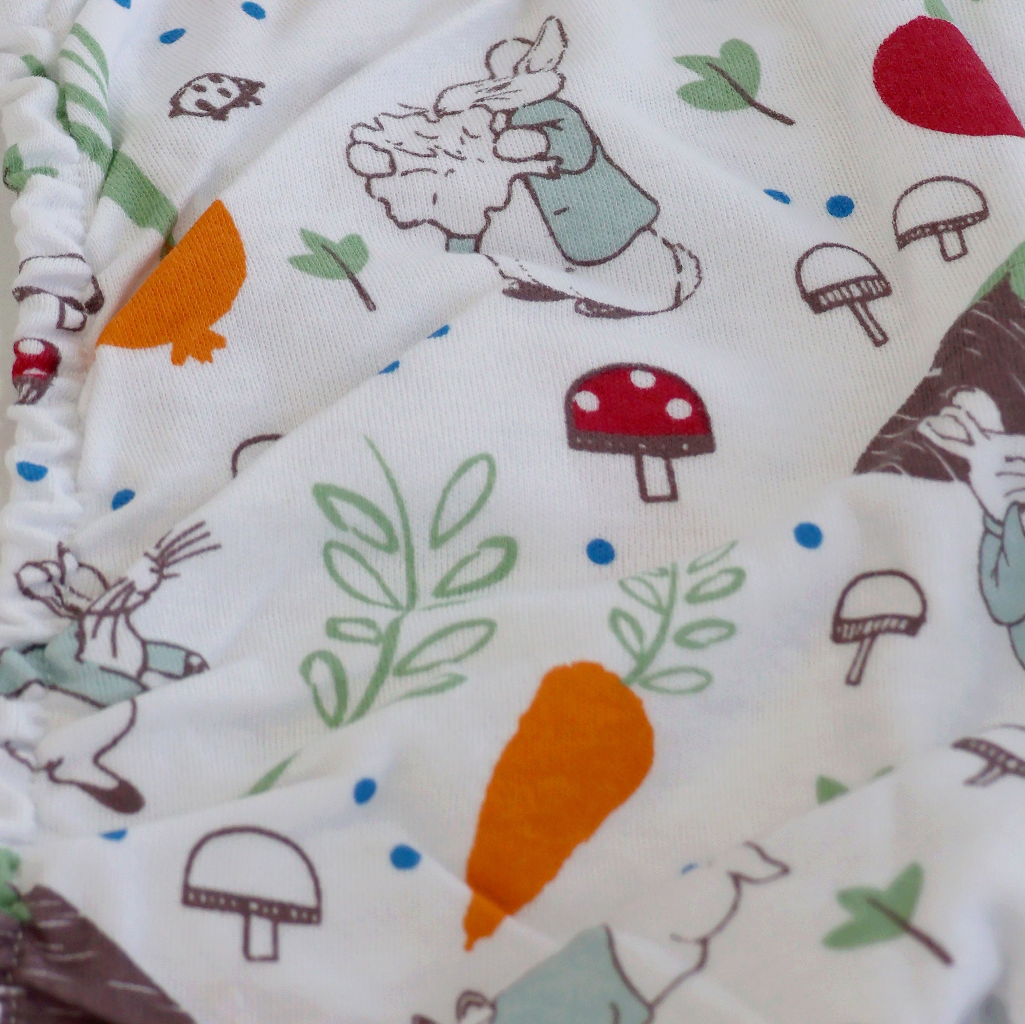 Peter Rabbit 'New Adventure' Co Sleeper & Bedside Sleeper Jersey Fitted Sheet - Soft Blue Cotton Crib Sheet for Baby Bassinet - Perfect for Nursery, Travel & Overnight Stays