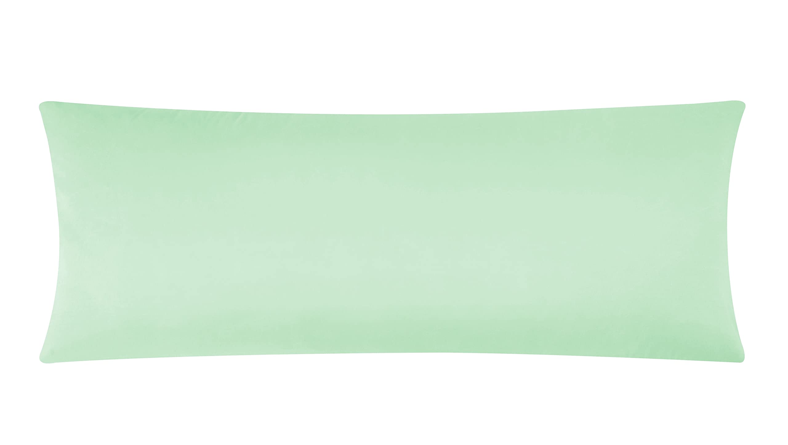 Evolive Ultra Soft Microfiber Body Pillow Cover 21x54 Inches with Hidden Zipper - Mint Green | Hypoallergenic & Breathable Pillowcase for Pregnancy, Side Sleepers & Home Decor